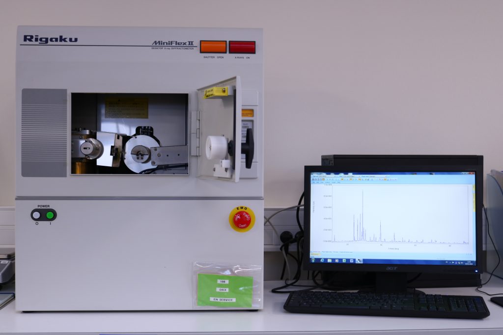 Laboratoire d’analyse et de caractérisation de matériaux cristallins par diffraction des rayons X (DRX)
